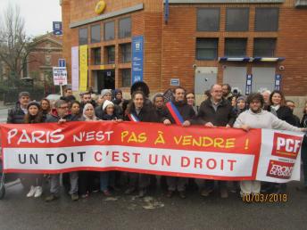 Rassemblement devant la Poste Alban Satragne 10 mars 2018 . img_6231.jpg