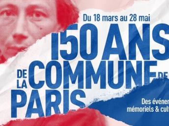 Visuel officiel des 150 ans de la Commune de Paris 