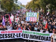 Manifestation de soutien à la Palestine 