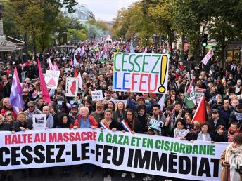 Manifestation de soutien à la Palestine 